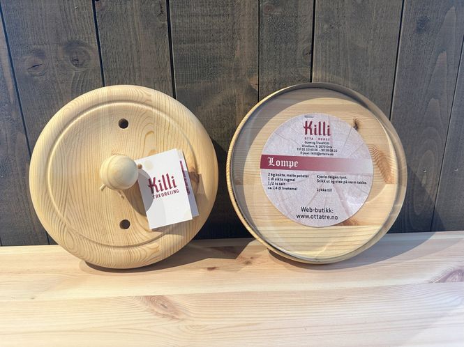 Hovedbilde Lompeutstikker tre/stål 