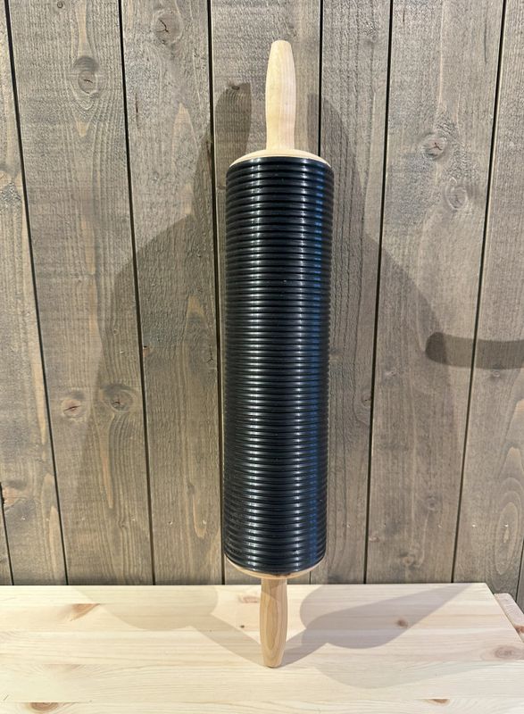 Kjevle m/belegg og lager - rillet